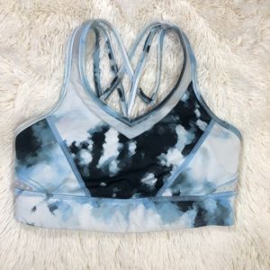 Lululemon Strap It Like Its Hot Bra 4 Blue White
